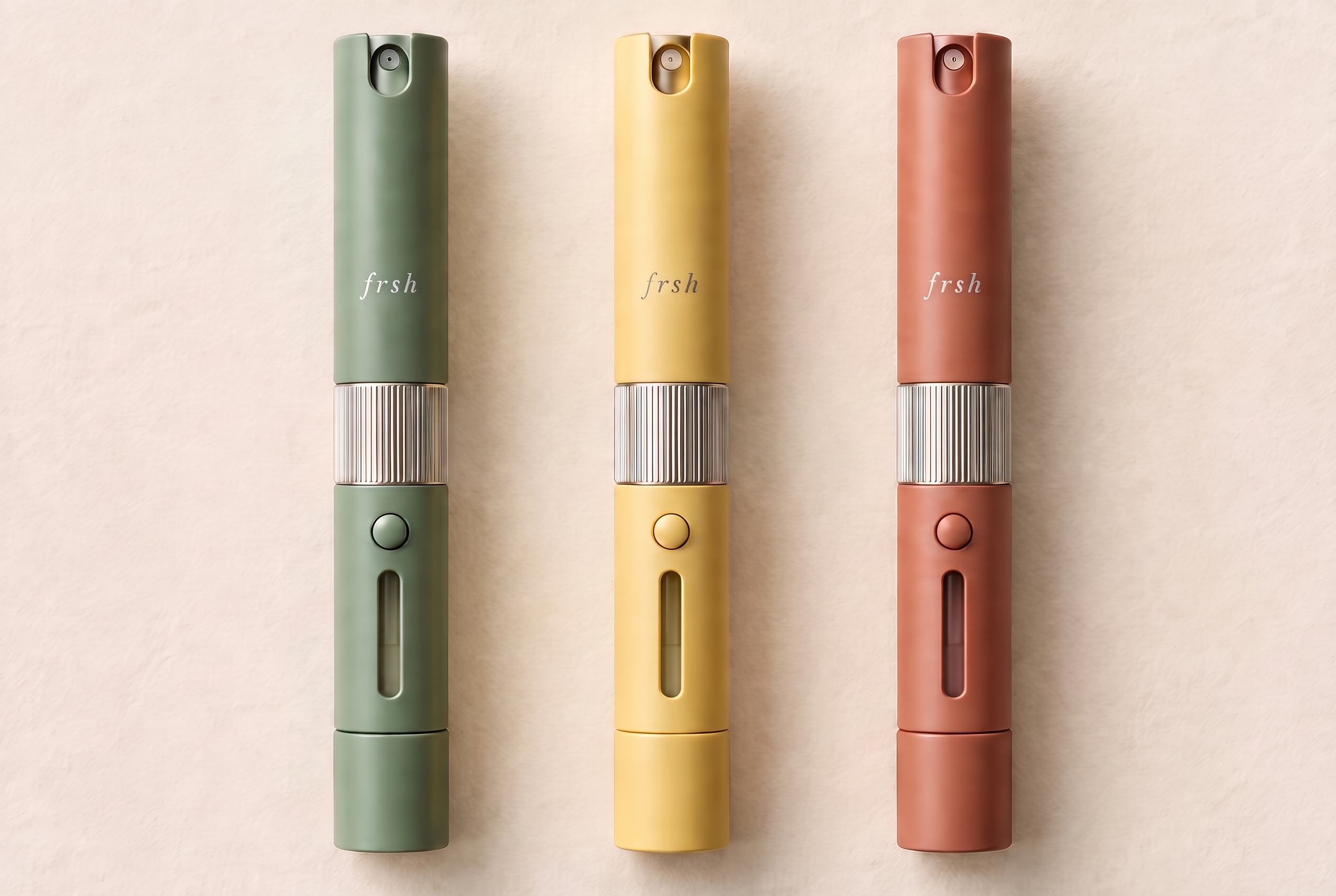 Mint, Citrus, and Cinnamon versions of the modular frsh device